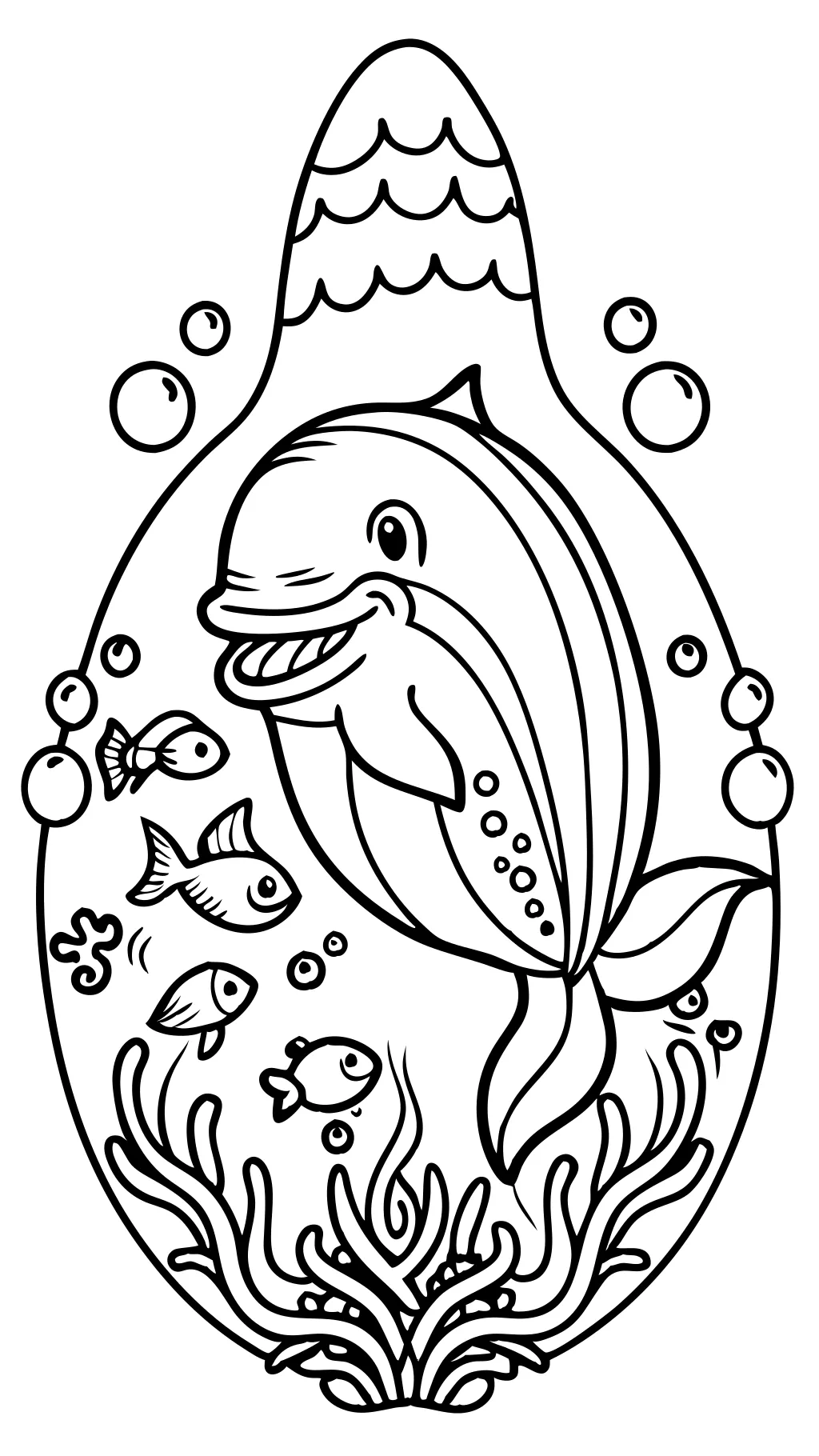 Jonah Whale Coloring Page